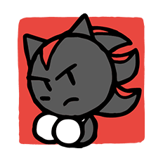 Shadow in a doodle-like art style.