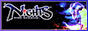 Nights from Nights into Dreams posing in front of the moon next to the game's logo.